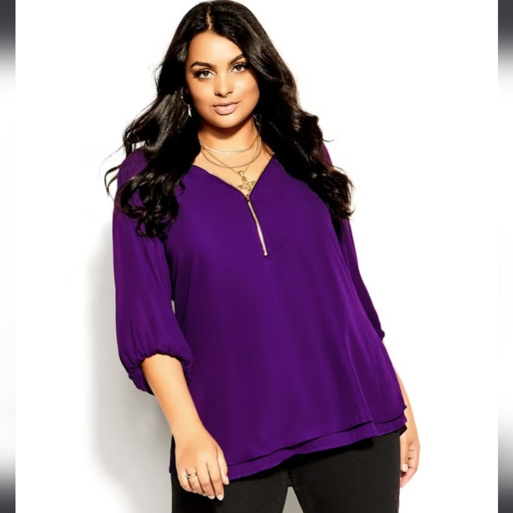 City Chic Petunia Sexy Women's Top